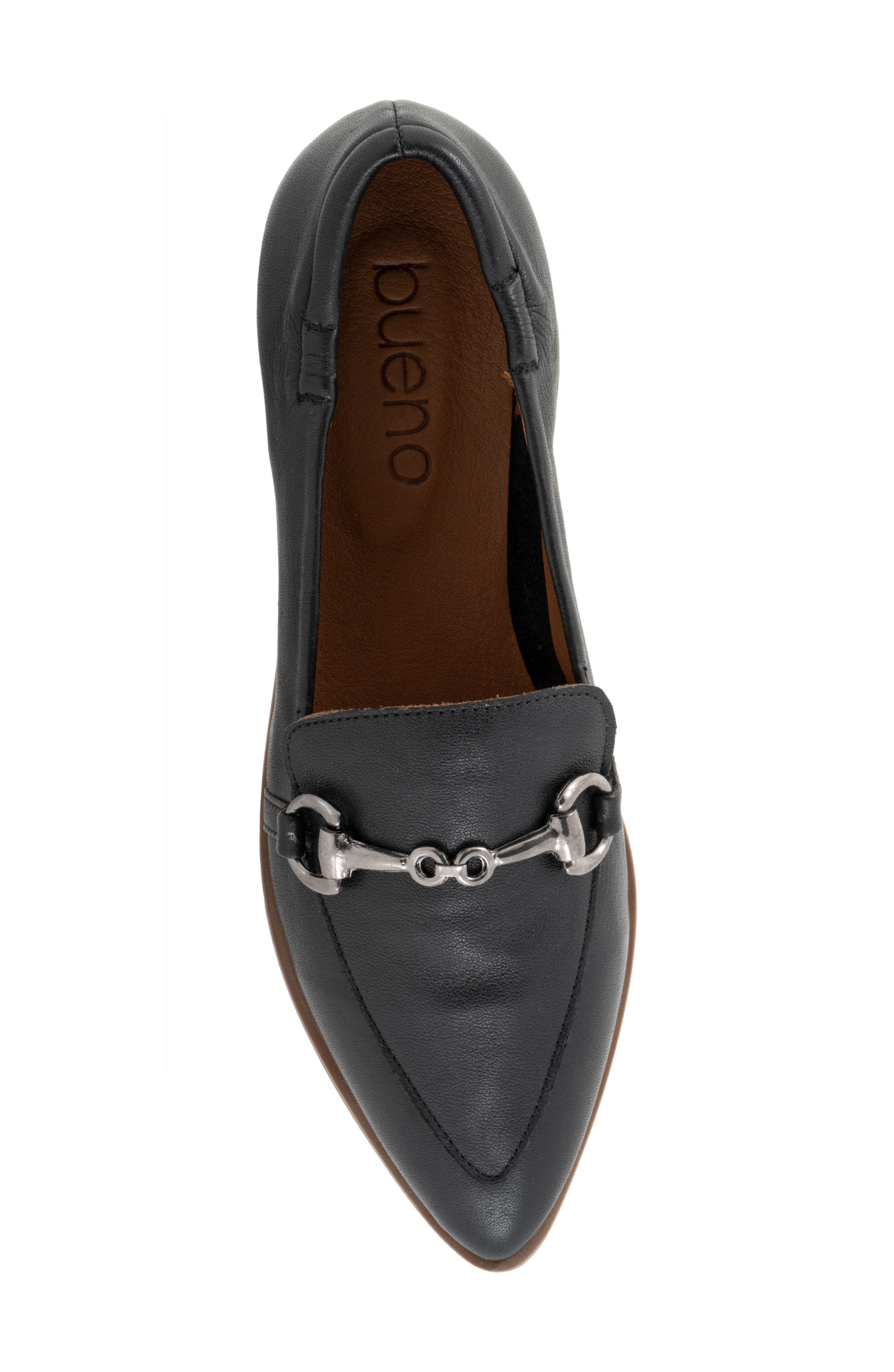 Bueno Bowie Pointed Toe Bit Loafer, Alternate, color, 