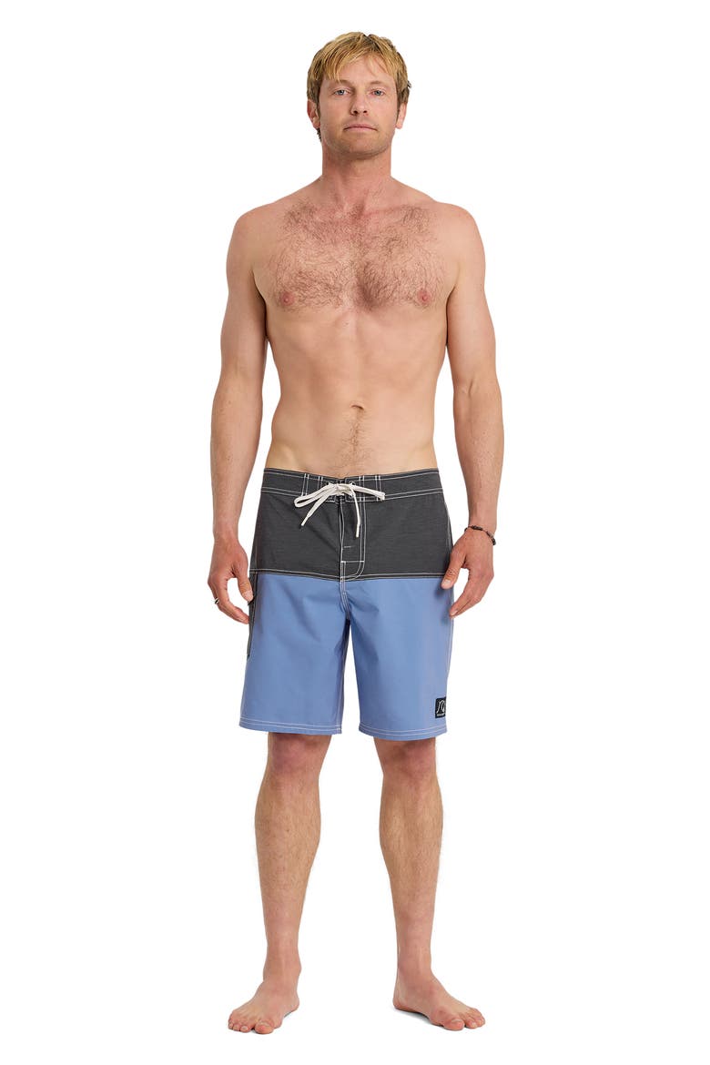 Original Blocked 19" Board Shorts, Alternate, color, RIVIERA