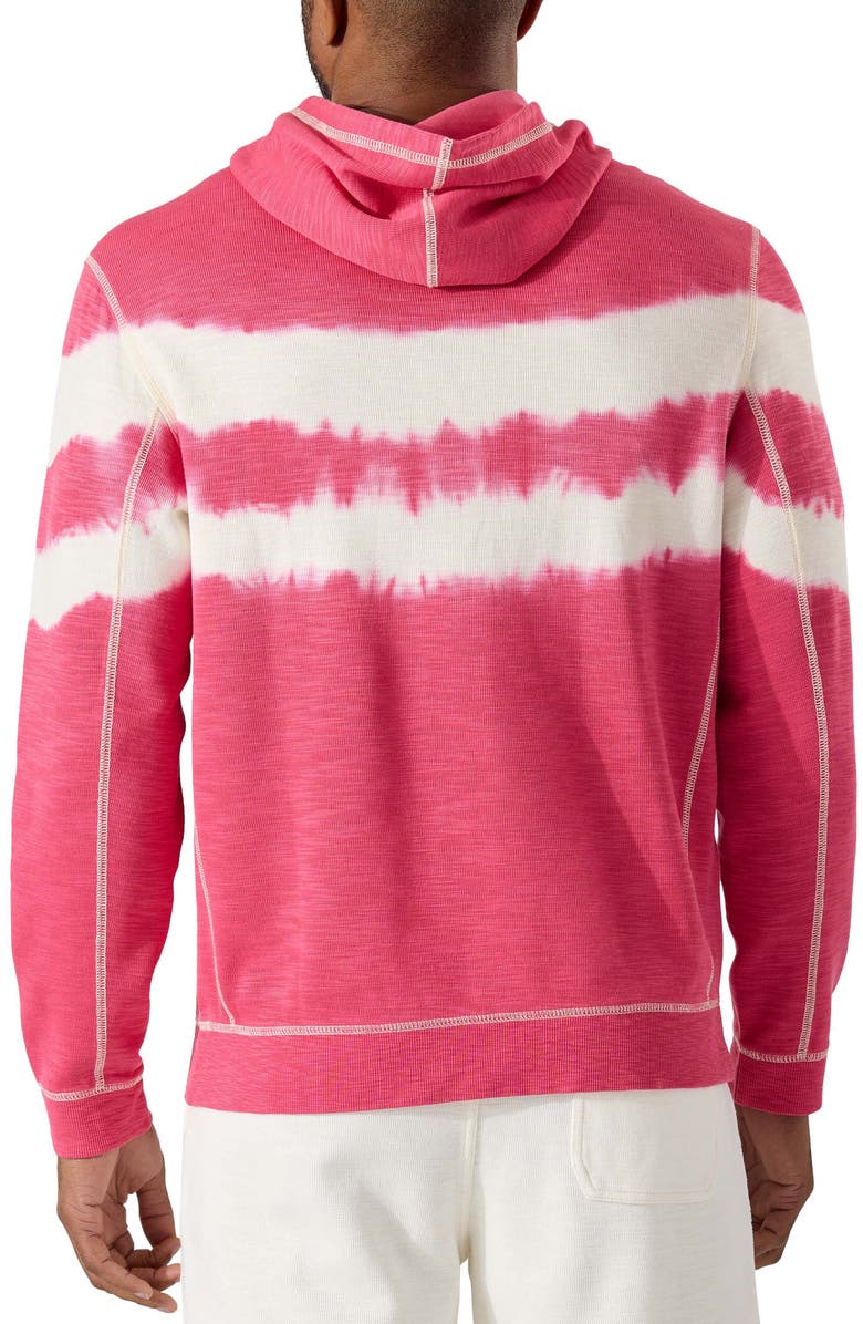 Tommy Bahama Tobago Bay Waves Cotton Blend Hoodie, Alternate, color, Carmine Pink