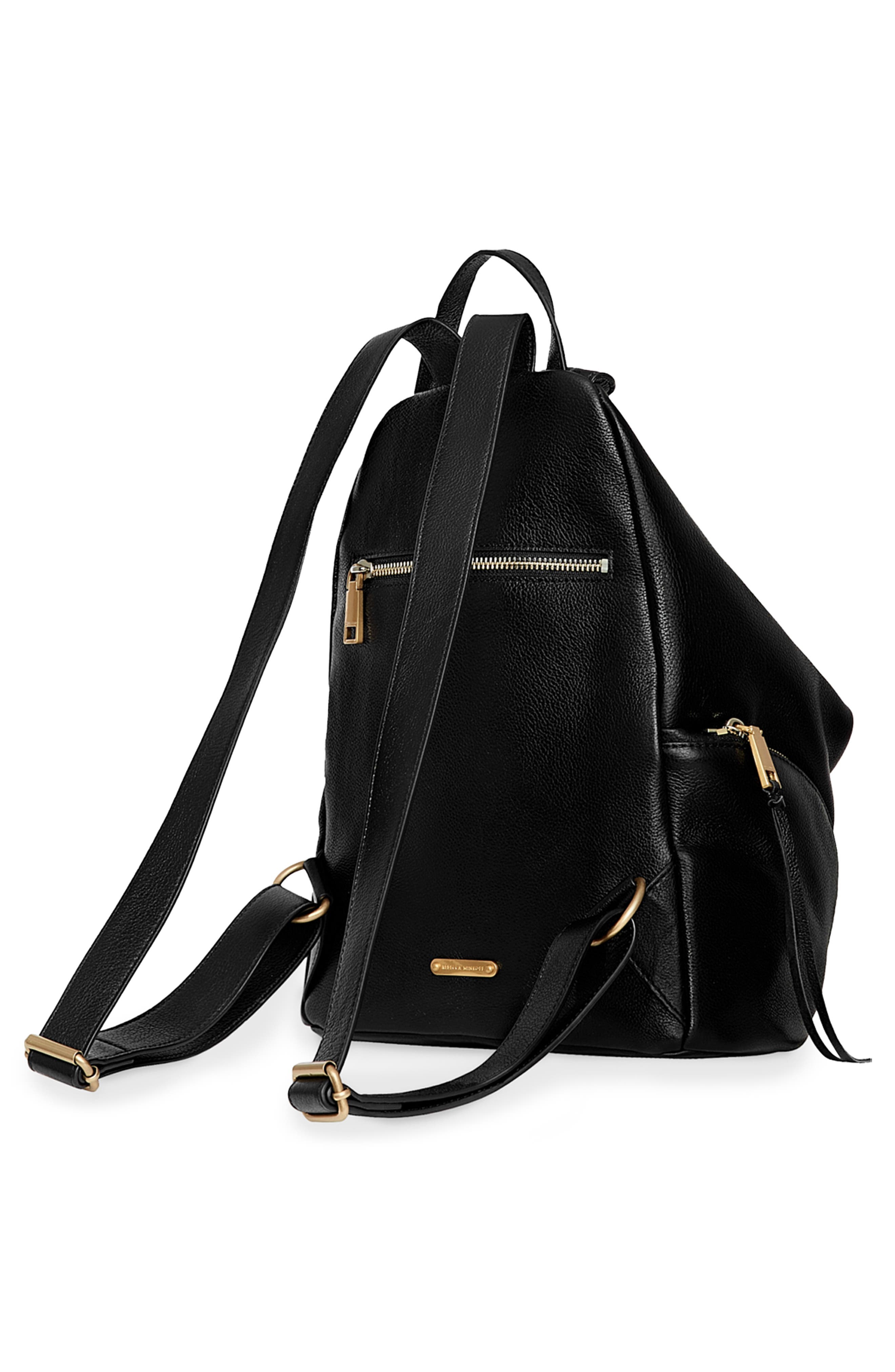 Rebecca Minkoff Julian Leather Backpack, Alternate, color, 