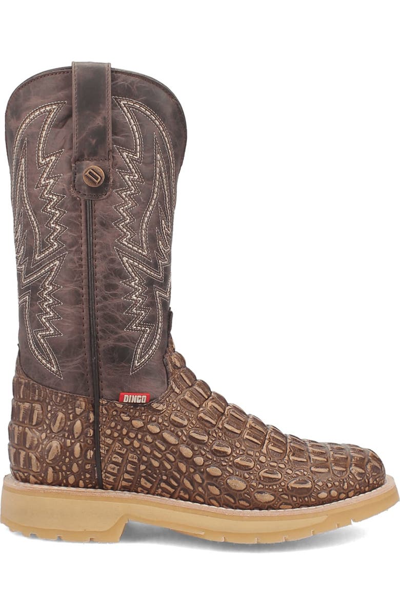 Dingo Death Valley Caiman Embossed Cowboy Boot, Alternate, color,