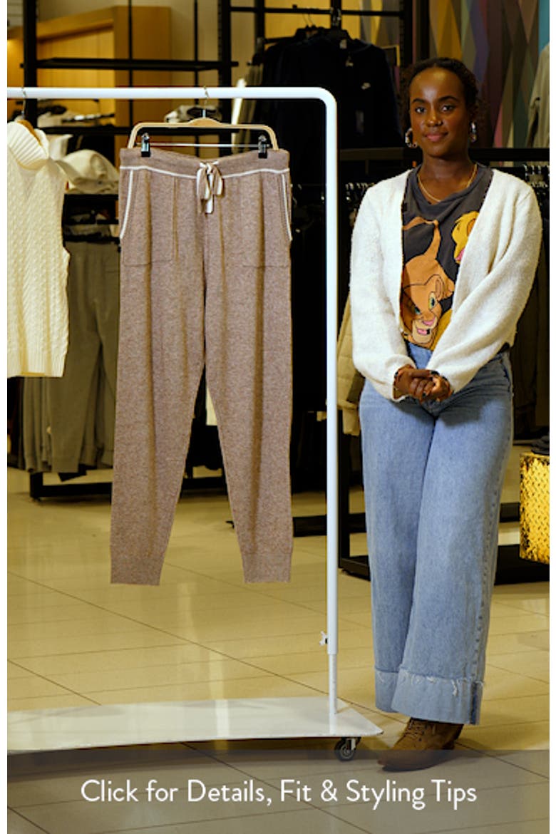 Elizabeth Cotton Blend Knit Joggers video