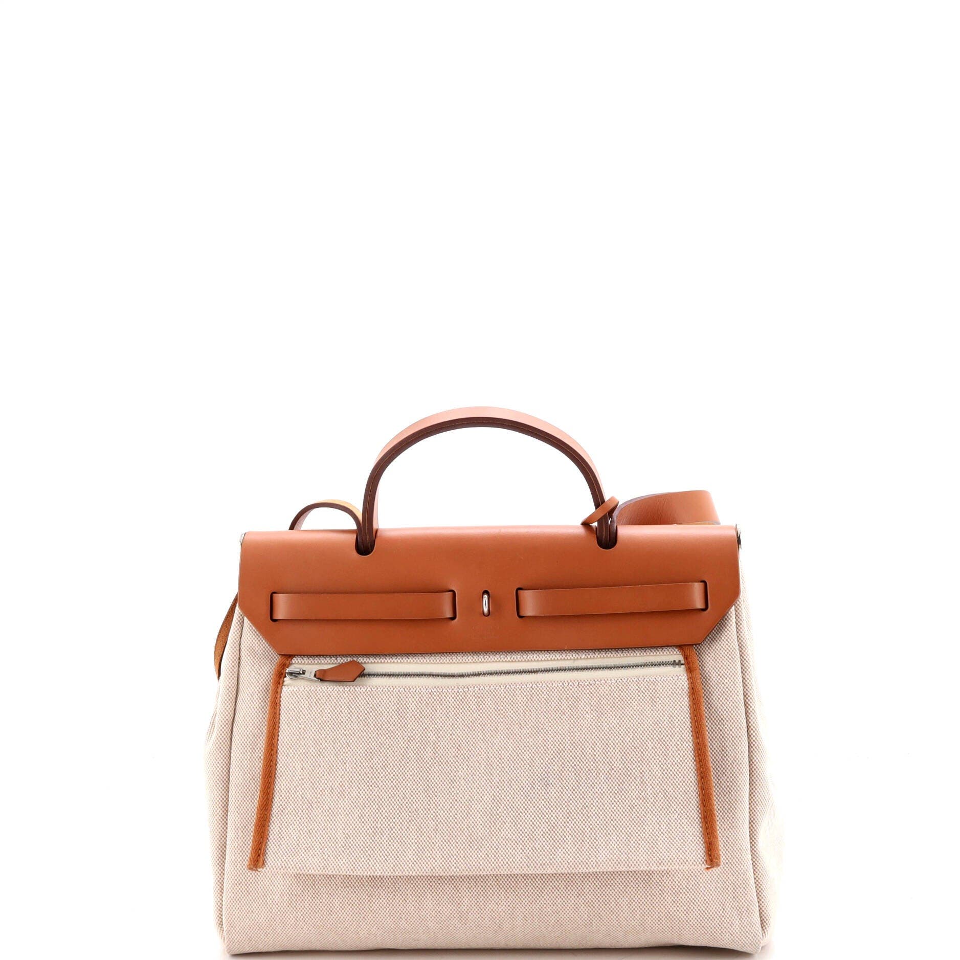 Herbag Zip Pegase Pop Toile and Leather 31, Alternate, color, Gold