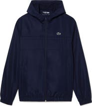 Lacoste Water Repellent Hooded Taffeta Jacket
