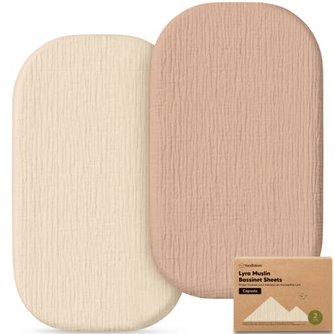 2-Pack Lyra Muslin Bassinet Sheets