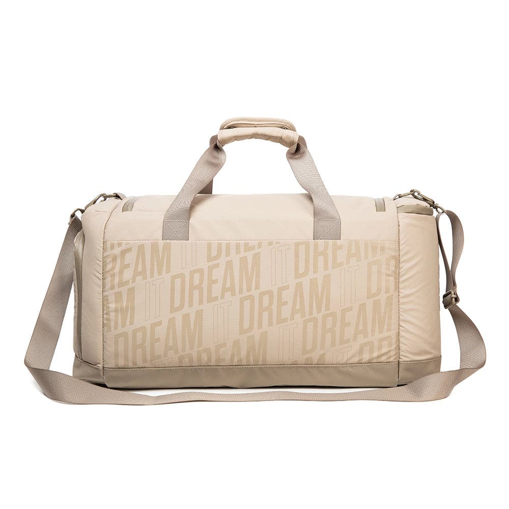 Cubitt Duffle Bag Waterproof Gym & Travel Duffle, Lightweight with Shoe Compartment, Alternate, color, Warm Beige