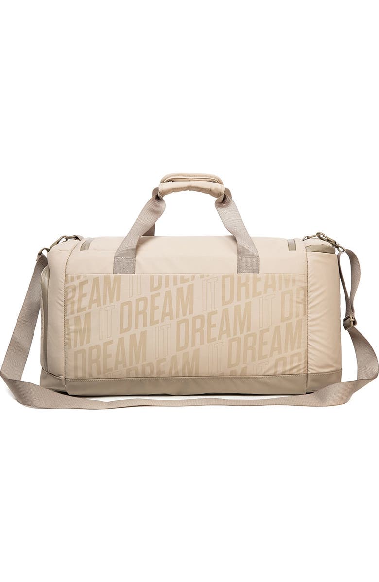 Cubitt Duffle Bag Waterproof Gym & Travel Duffle, Lightweight with Shoe Compartment, Alternate, color, Warm Beige