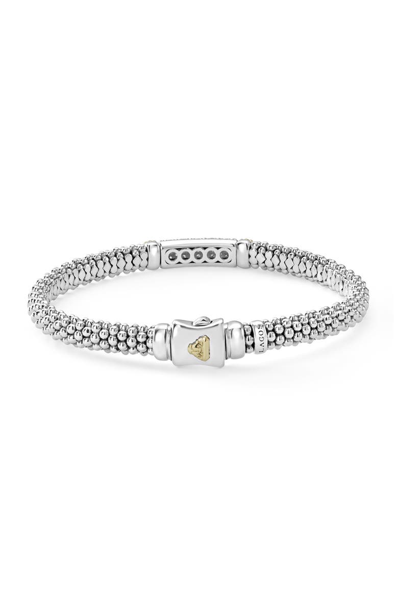 Diamond Lux Caviar Bracelet, Alternate, color, SILVER/DIAMOND