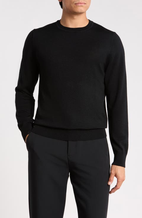 Washable Merino Wool Crewneck Sweater