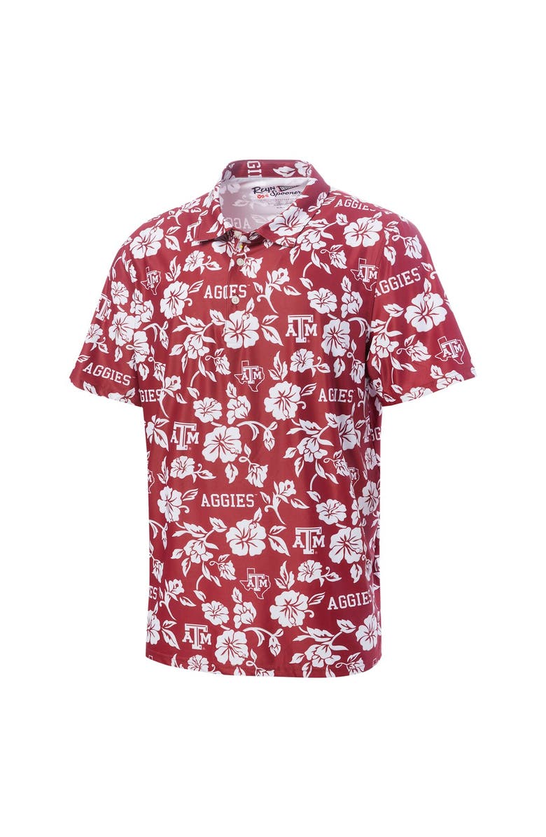 Reyn Spooner Men's Reyn Spooner Maroon Texas A&M Aggies Performance Polo, Alternate, color, Maroon
