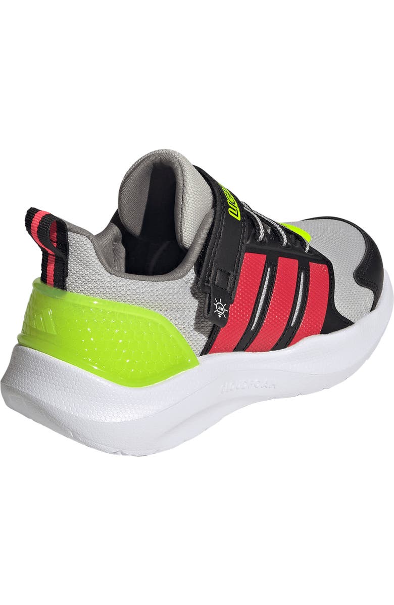 adidas Kids' Lightorama Sneaker, Alternate, color, Grey/ Red/ Lemon