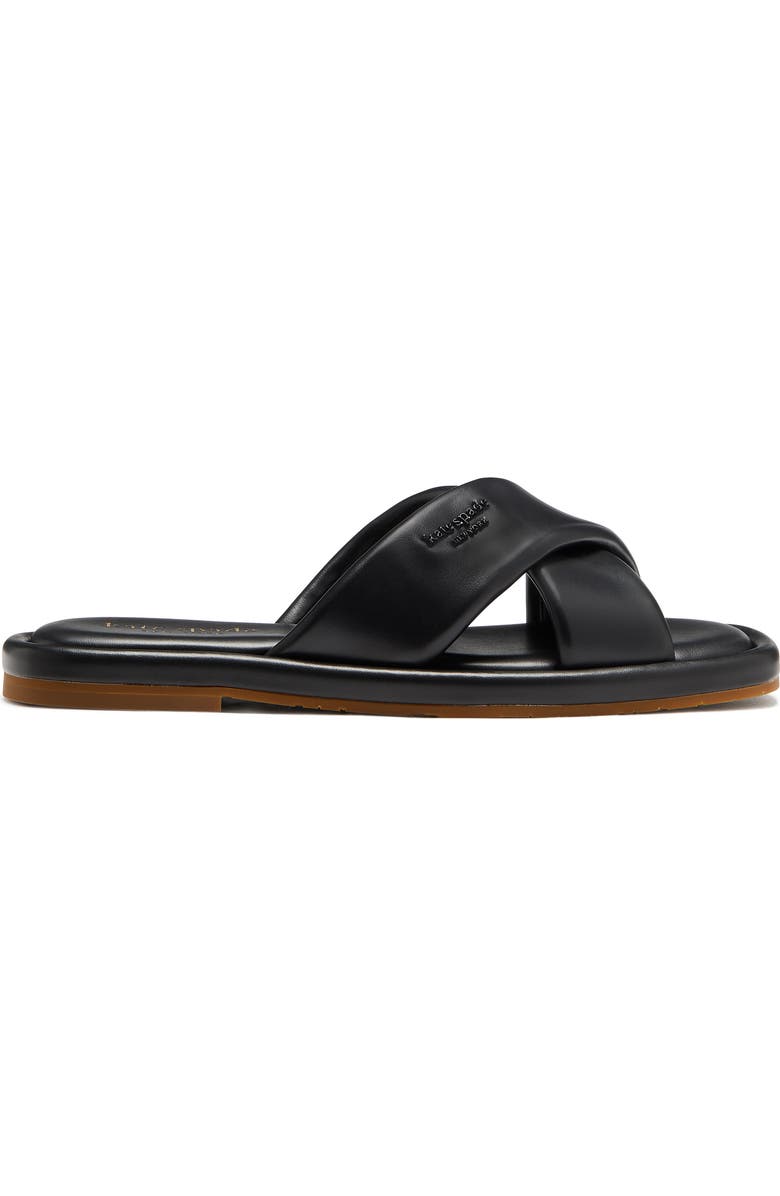 Kate Spade New York rio slide sandal, Alternate, color, Black