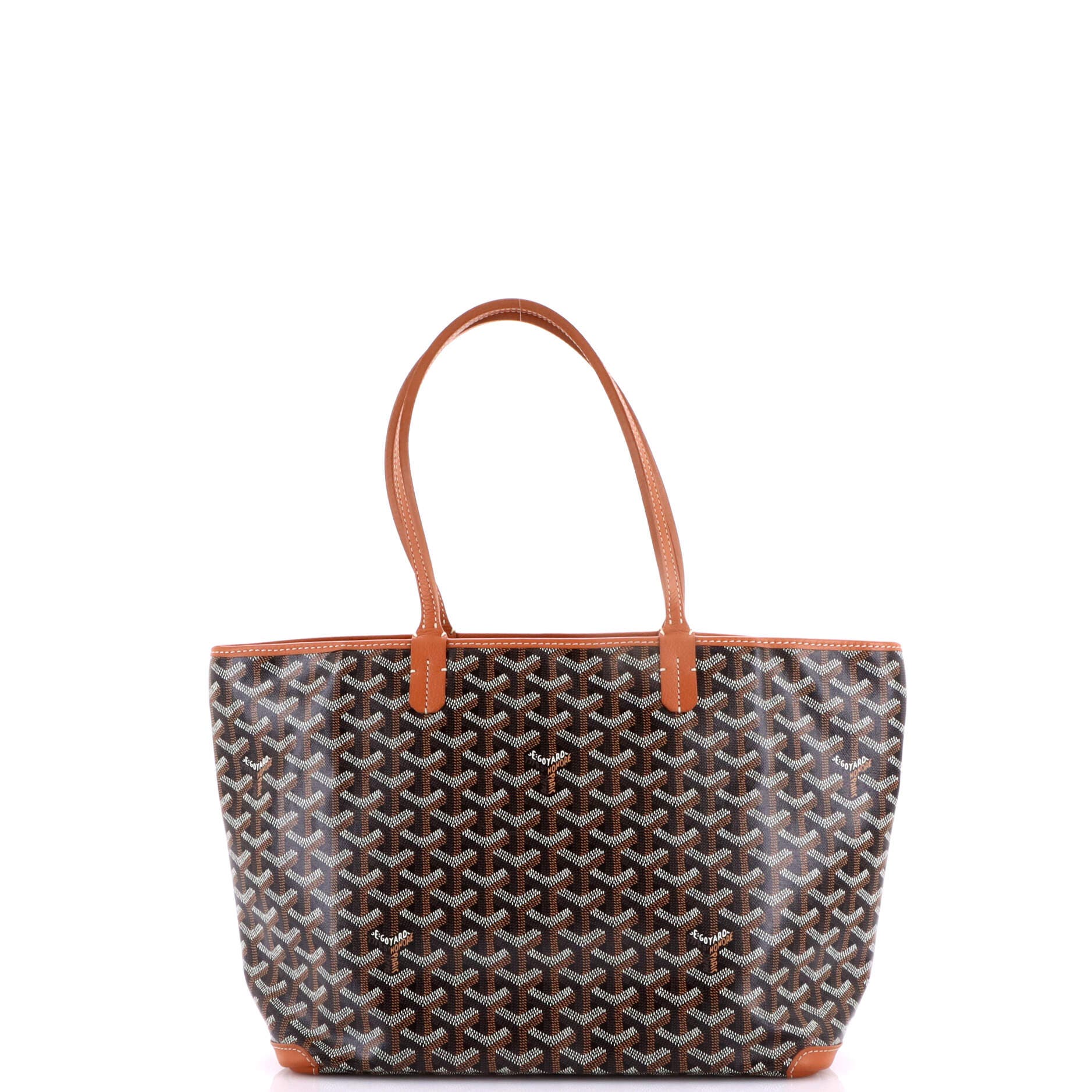 Pre-Owned Goyard Artois Tote Coated Canvas PM, Alternate, color, Brown