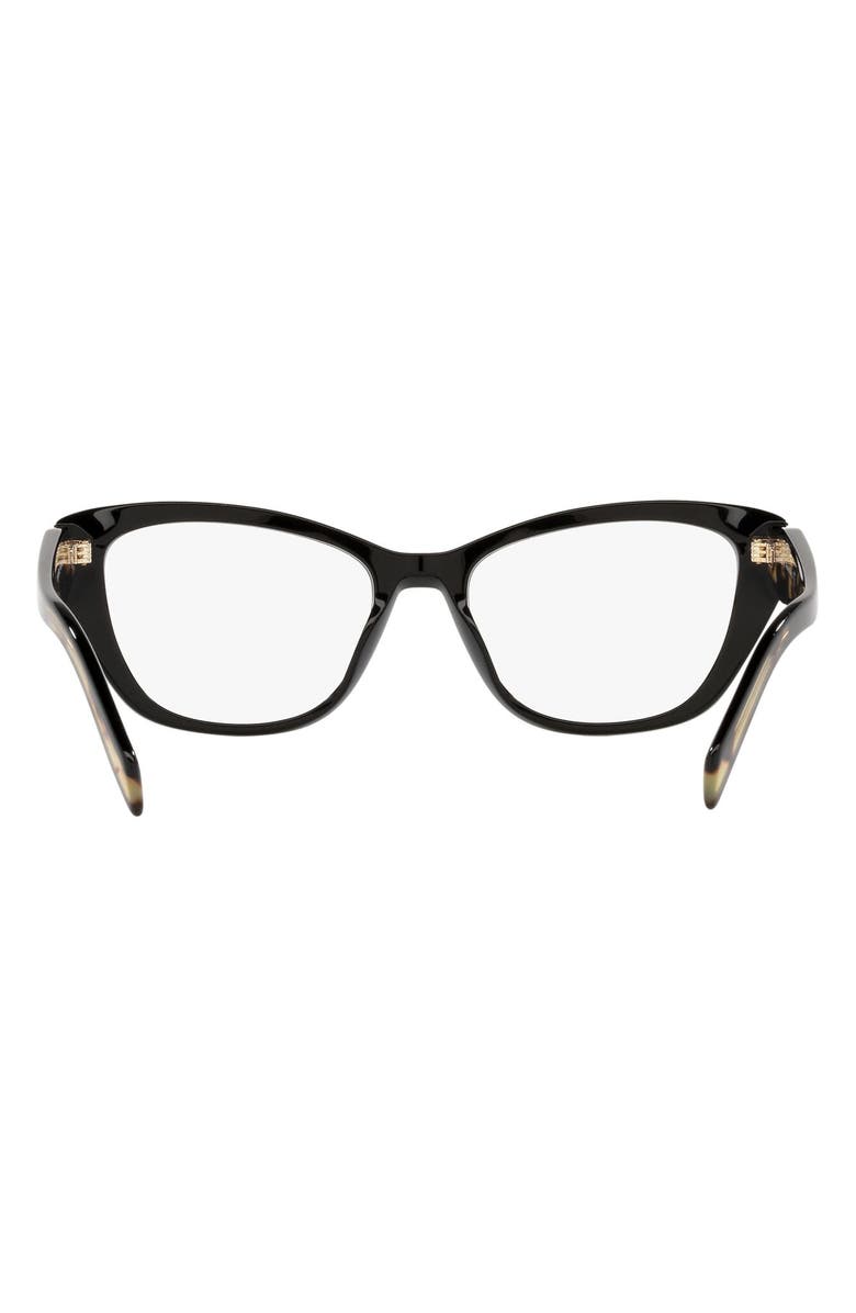 Prada 52mm Cat Eye Optical Glasses, Alternate, color, 