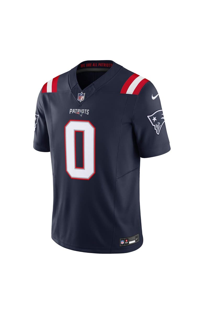 Nike Men's Nike Christian Gonzalez Navy New England Patriots Vapor F.U.S.E. Limited Jersey, Alternate, color, Navy