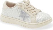 L'AMOUR Kids' Kinely Glitter Star Sneaker