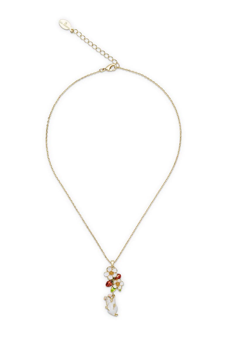 Strawberry & Hanging Mouse Pendant, Alternate, color, Strawberry & Hanging Mouse