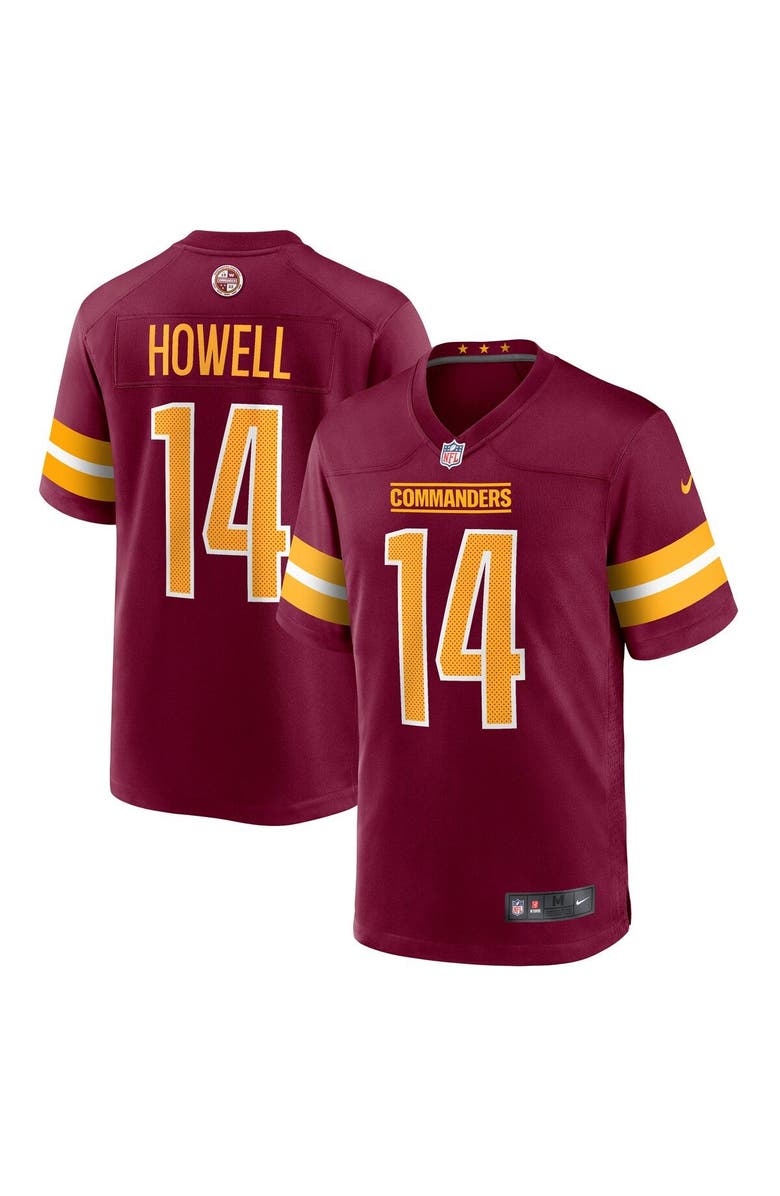 Nike Men's Nike Sam Howell Burgundy Washington Commanders Player Game Jersey, Main, color,