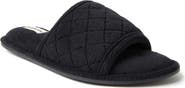 DEARFOAMS Beatrice Quilted Microfiber Terry Shower Slide Slipper