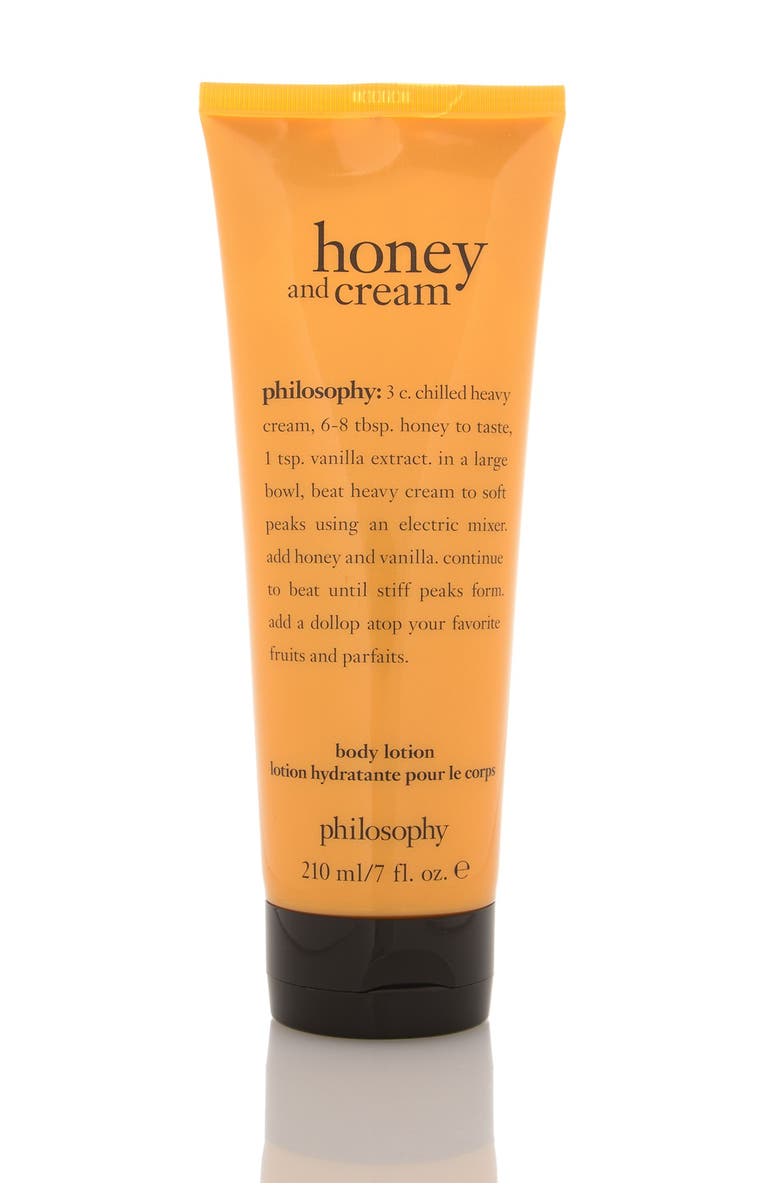 philosophy honey & cream body lotion - 7 oz., Main, color, 