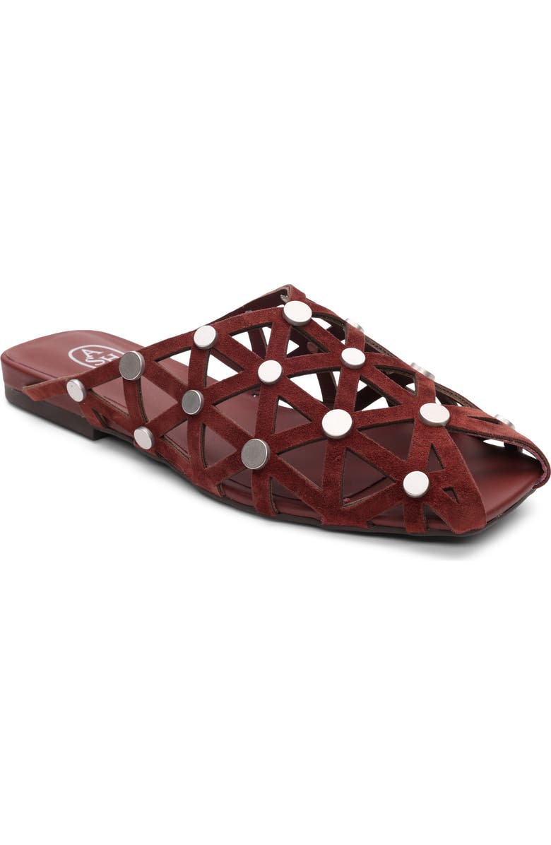 Ash Bone Embellished Open Toe Mule, Main, color,