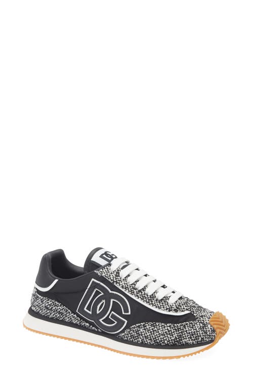 Dolce & Gabbana Dolce&gabbana Dg Cushion Mixed Media Sneaker In Multi