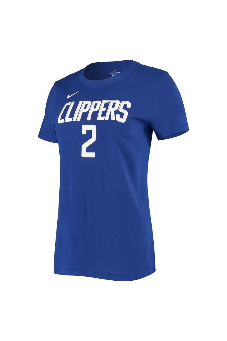Women's Nike Kawhi Leonard Royal LA Clippers Name & Number Performance T-Shirt, Alternate, color, Royal