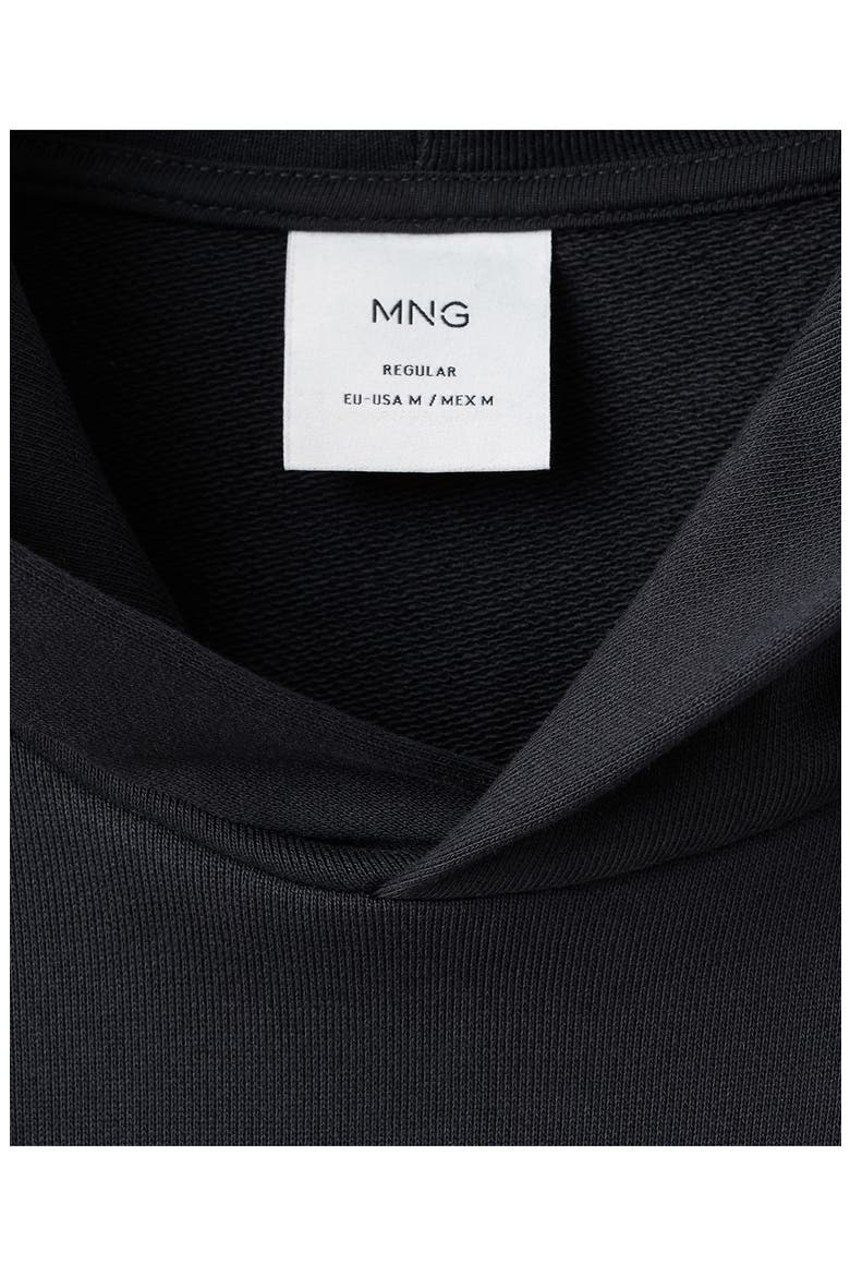 Regular Fit Cotton Fleece Hoodie, Alternate, color, NAVY