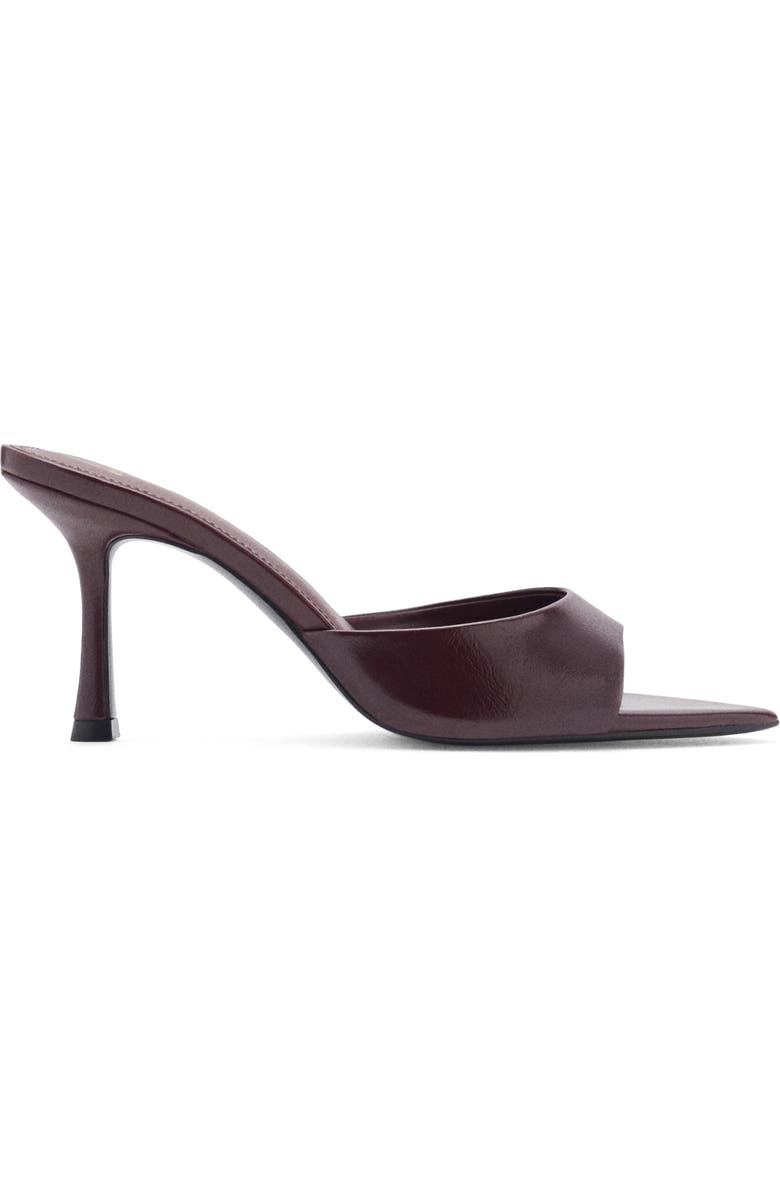 MANGO Pointed Toe Sandal, Alternate, color, Burgundy