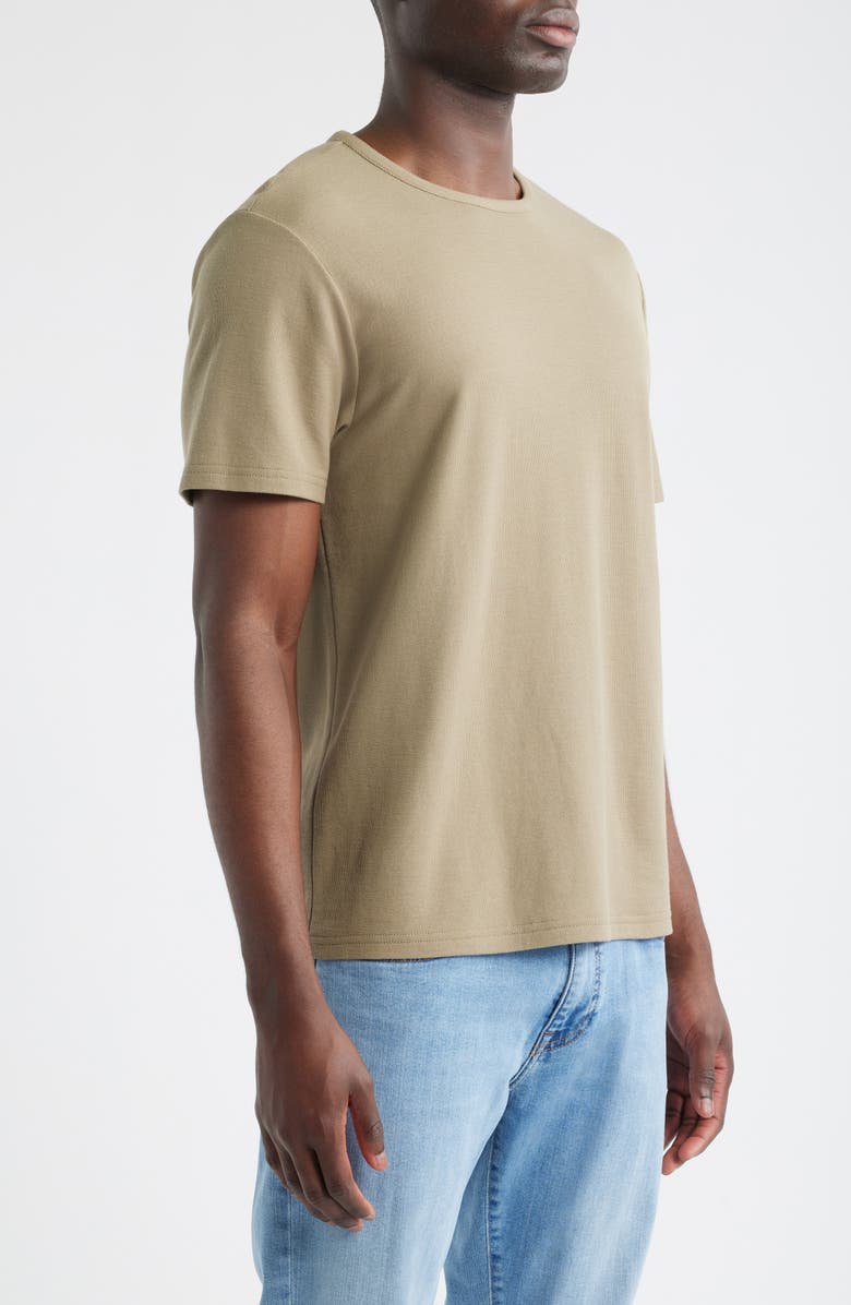 Nordstrom Short Sleeve Piqué T-Shirt, Alternate, color, Olive Mermaid