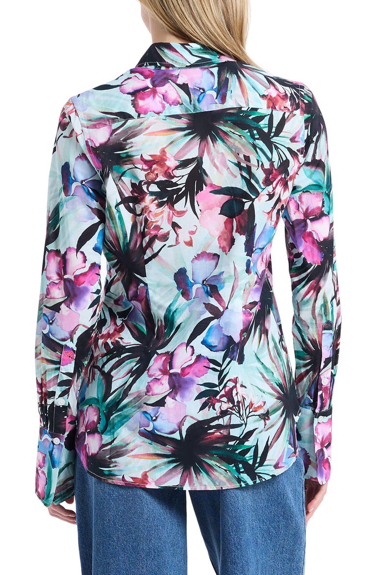Priscilla Long Sleeve Woven Shirt, Alternate, color, MULTI