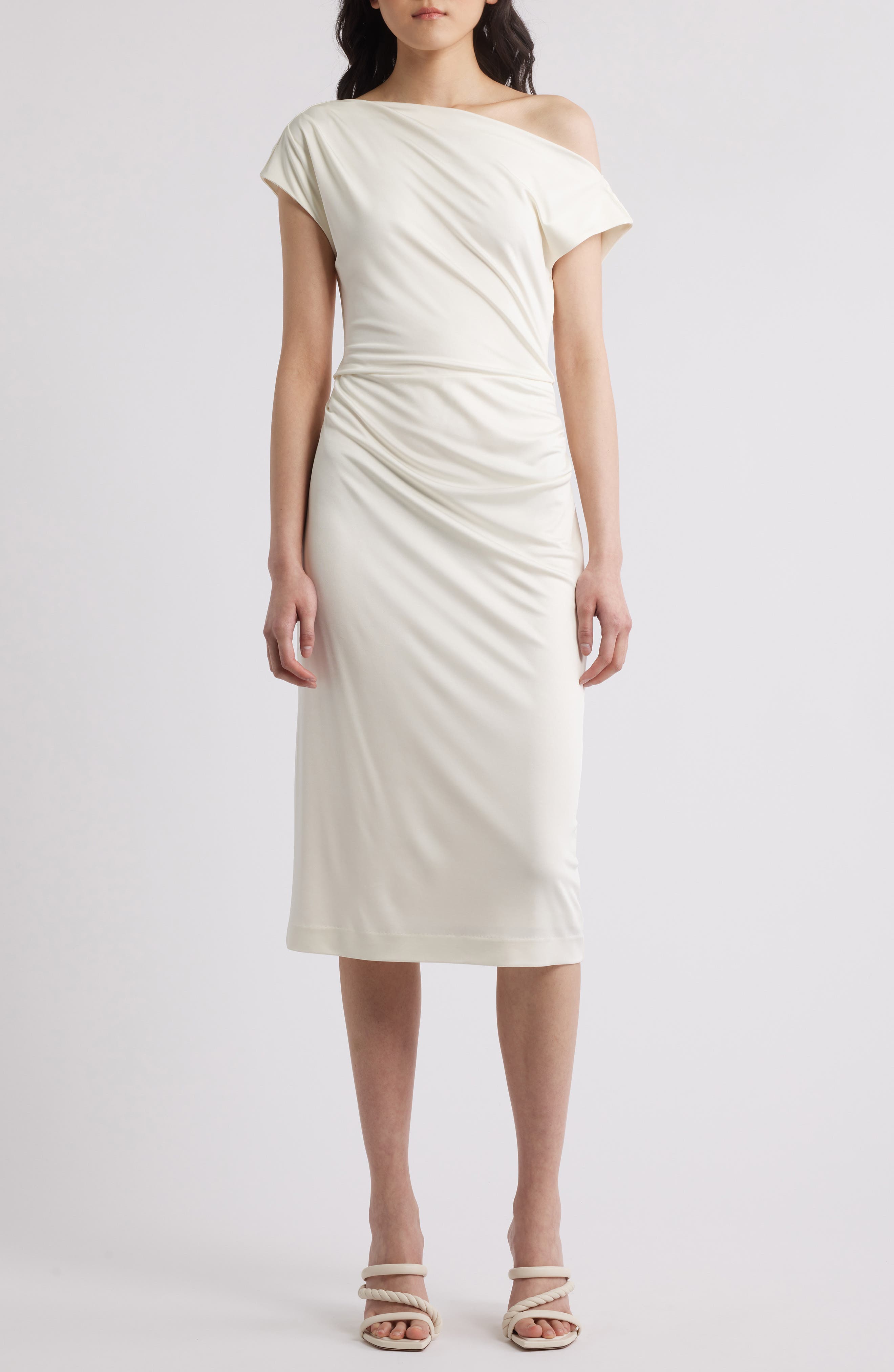 BOSS Asymmetric Sheath Dress