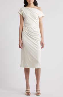 BOSS Asymmetric Sheath Dress