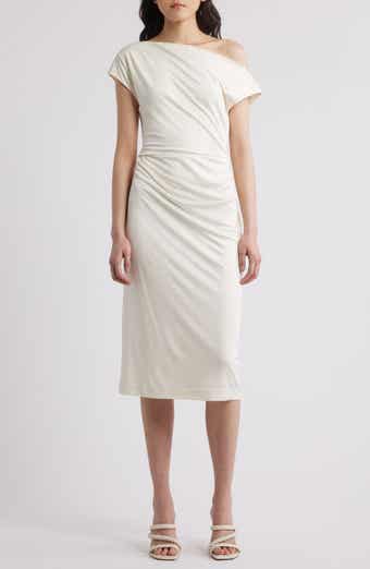 BOSS Asymmetric Sheath Dress