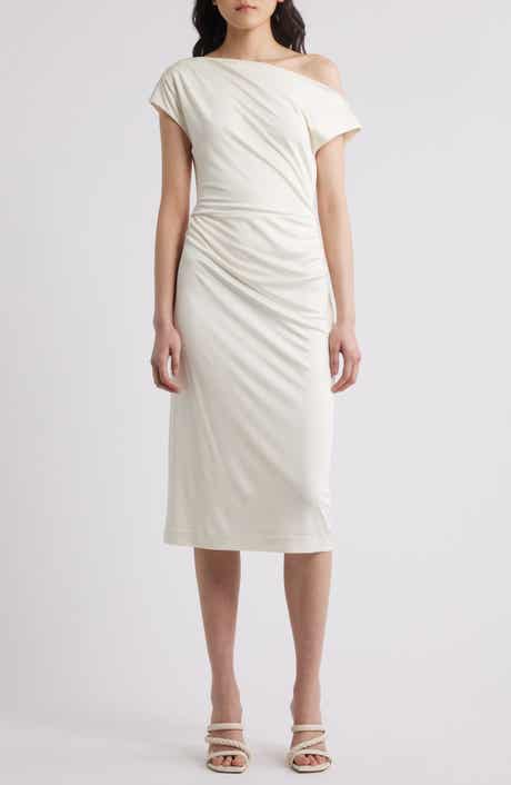 BOSS Asymmetric Sheath Dress