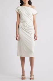 BOSS Asymmetric Sheath Dress