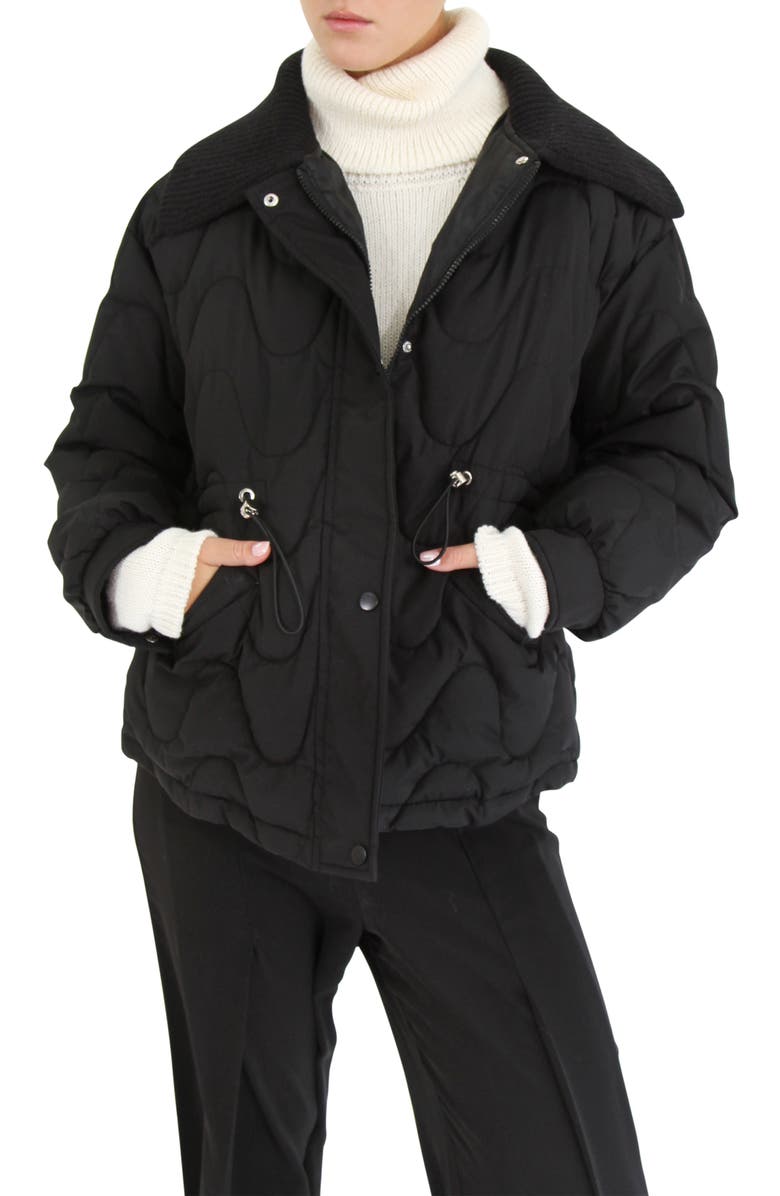 Belle & Bloom See You Again Quilted Jacket, Main, color, Black
