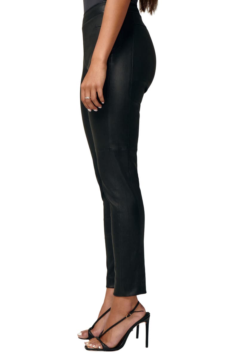 LITA by Ciara Leader Leather Pants, Alternate, color,