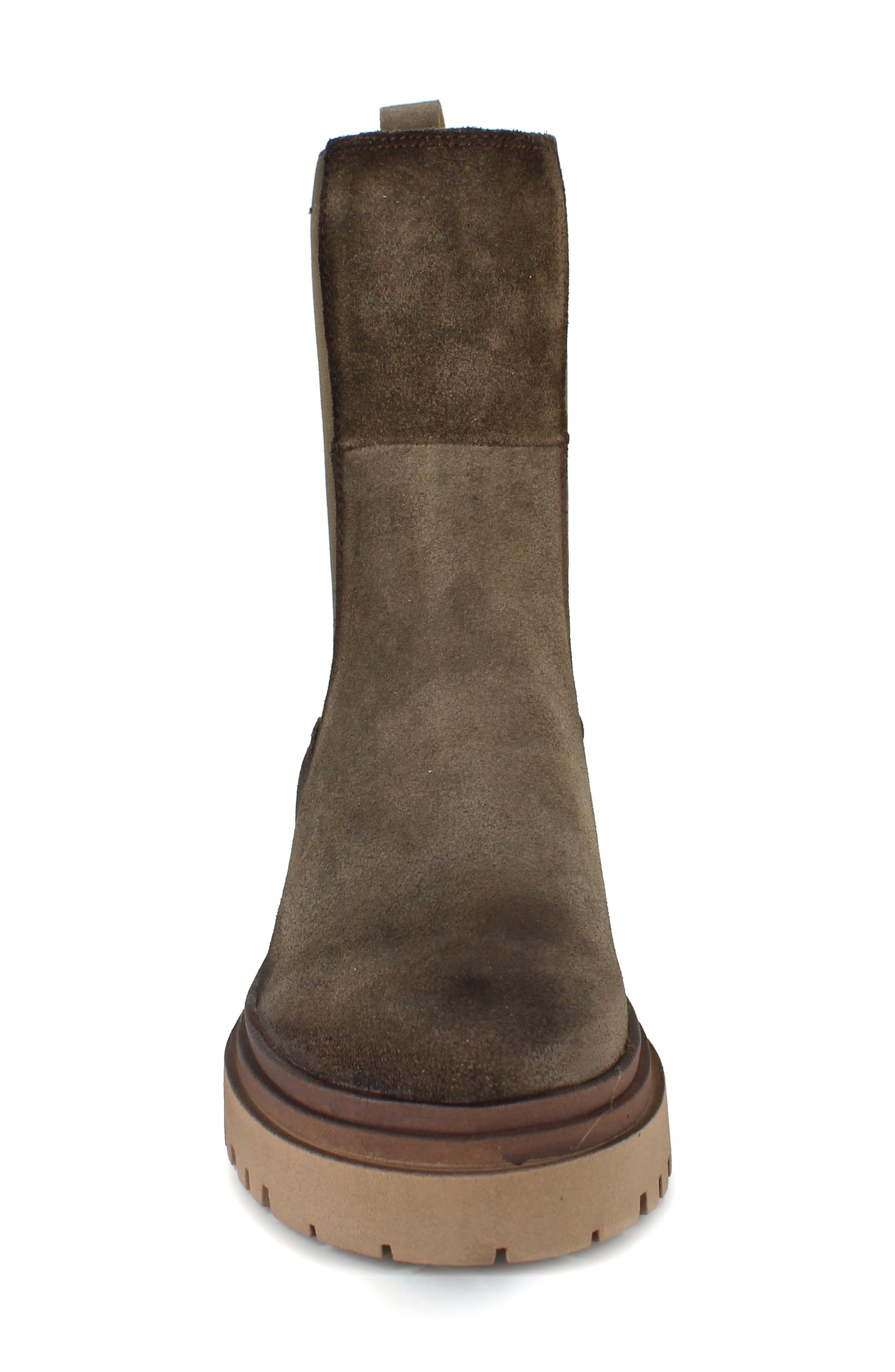 National Comfort Rossie Water Resistant Chelsea Boot, Alternate, color, Dark Brown