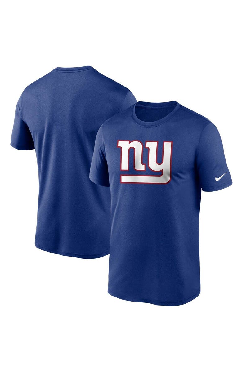 Nike Men's Nike Royal New York Giants Logo Essential Legend Performance T-Shirt, Main, color, 