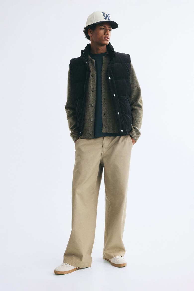 Regular-Fit Cardigan, Alternate, color, Khaki green
