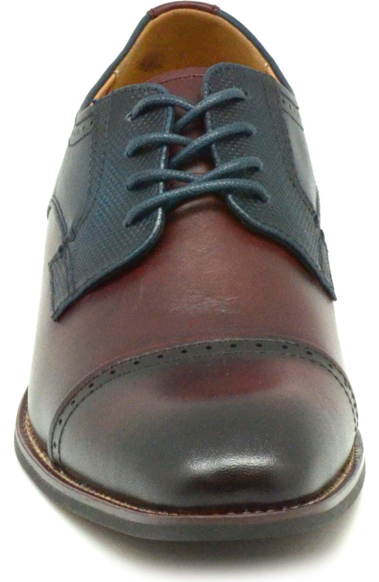 La Milano Bryson Derby, Alternate, color, Burgundy/ Navy