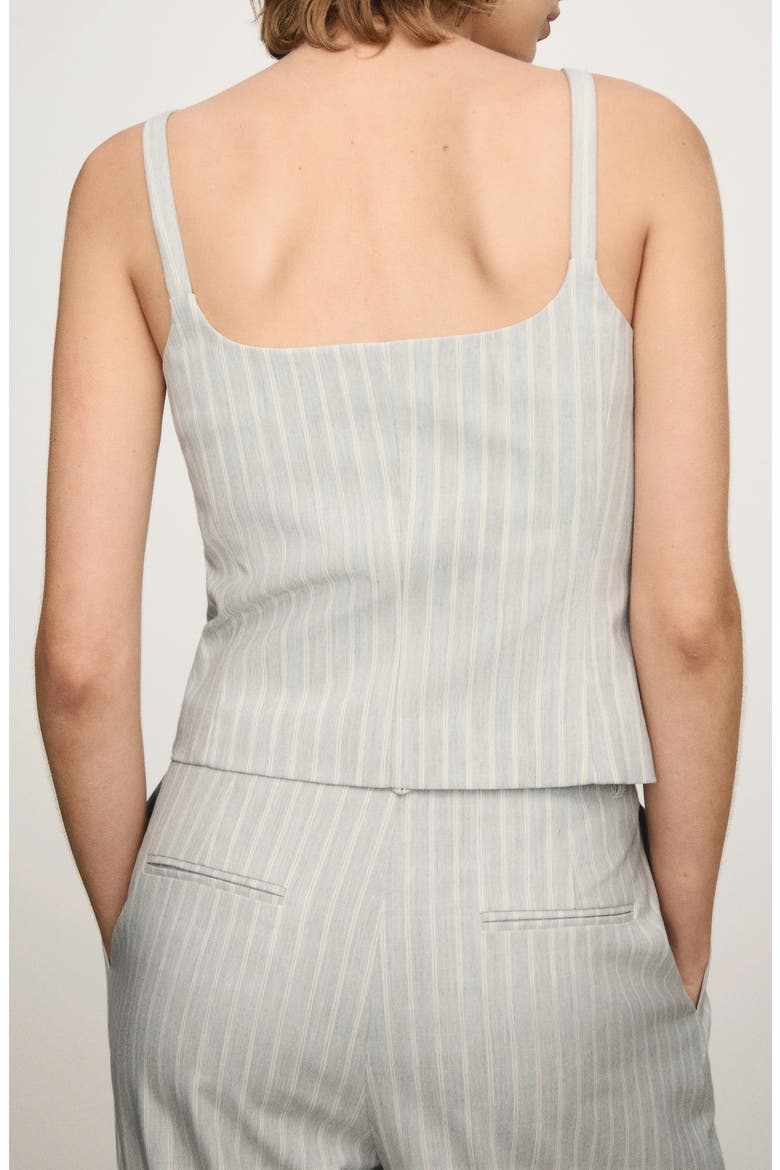 Stripe Waistcoat, Alternate, color, SKY BLUE