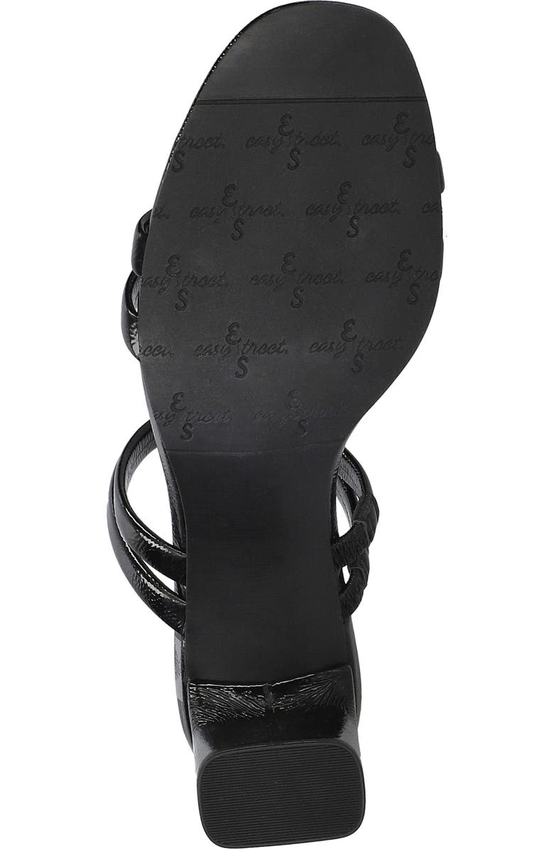 EASY STREET Jemma Slide Sandal, Alternate, color, Black Crinkled Patent