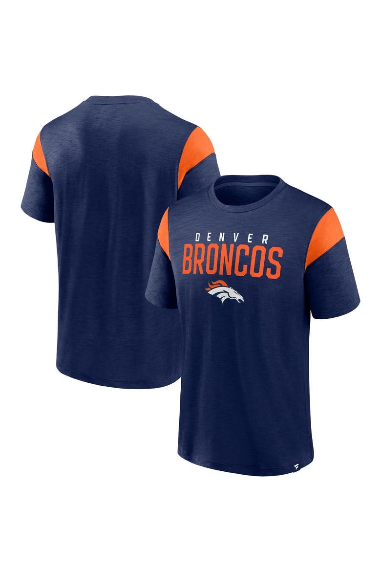 Men's Fanatics Branded Navy Denver Broncos Home Stretch Team T-Shirt, Alternate, color, Navy