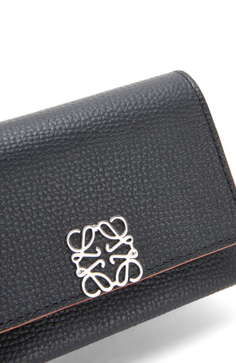Loewe Accordion Leather Card Holder, Alternate, color,
