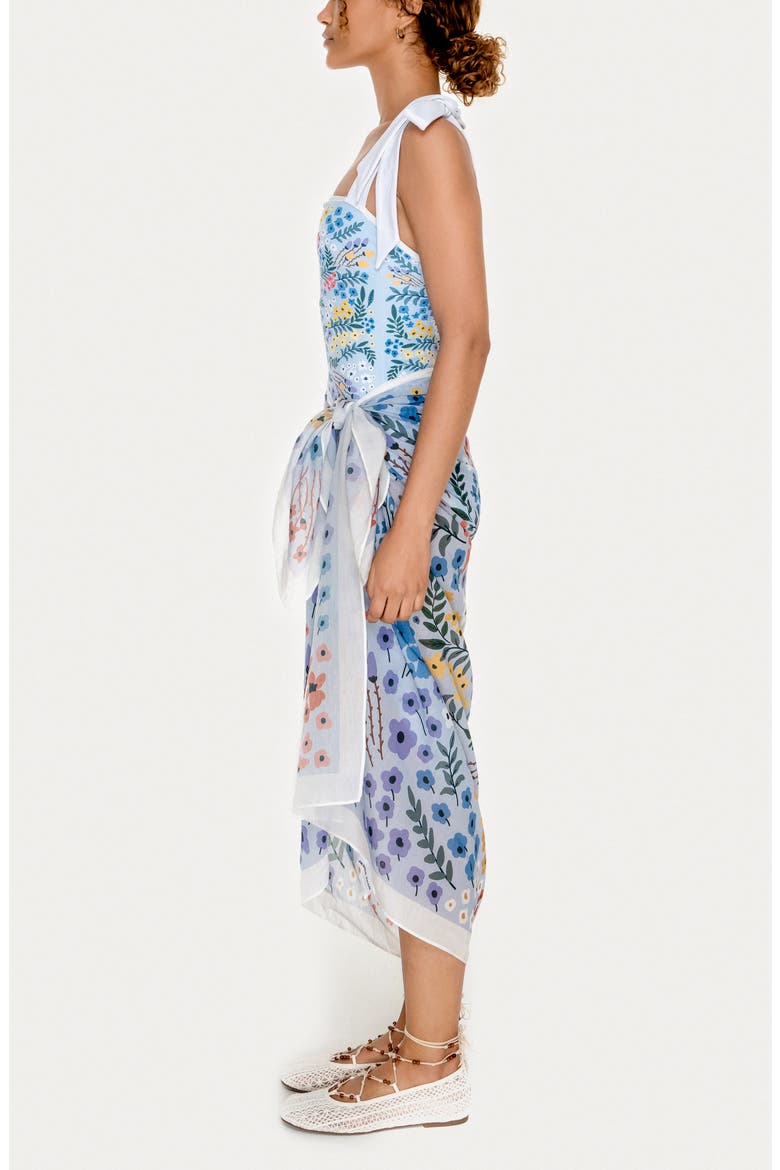 Beach Sarong Wrap, Alternate, color, Light Blue