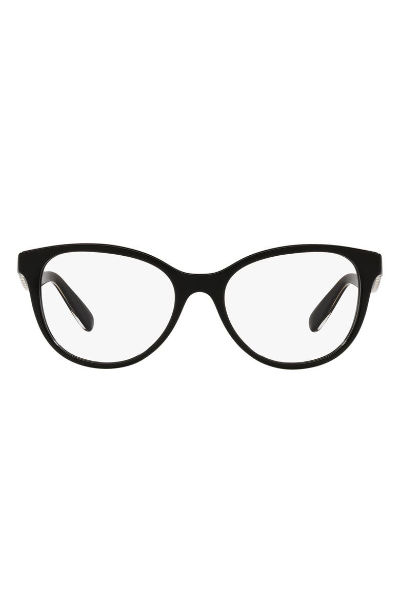 COACH 52mm Round Reading Glasses, Main, color, 