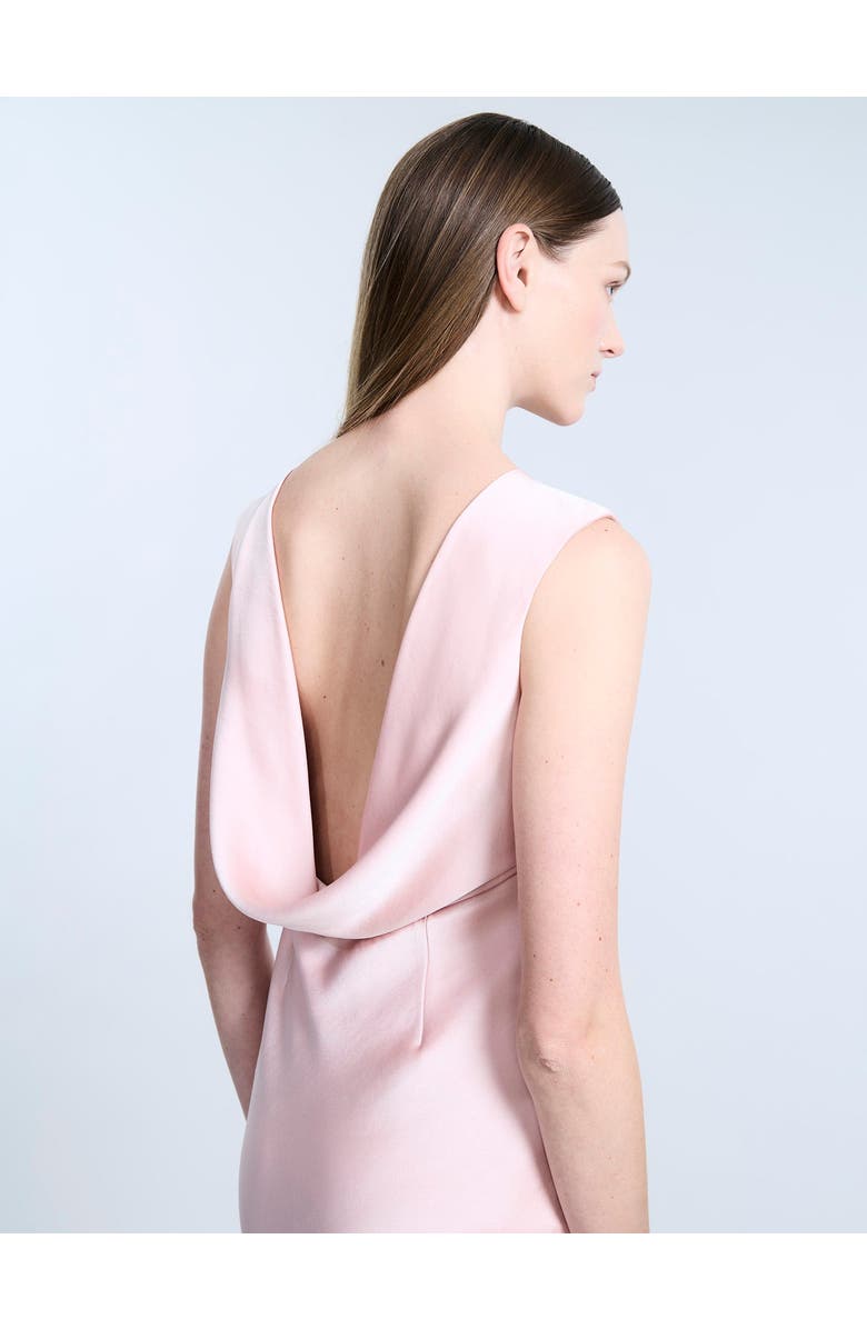 BCBGMAXAZRIA Cowl Back Dress, Alternate, color, Blossom