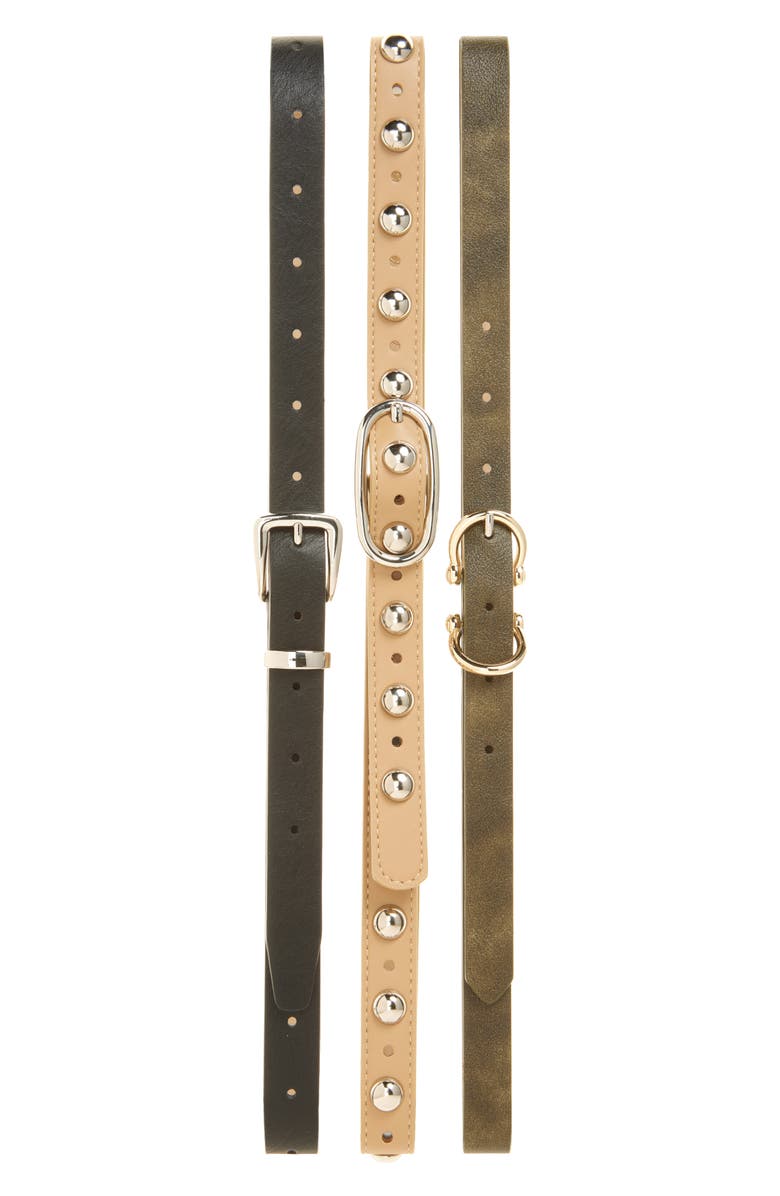 Steve Madden 3-for-1 Assorted Belts, Main, color, 
